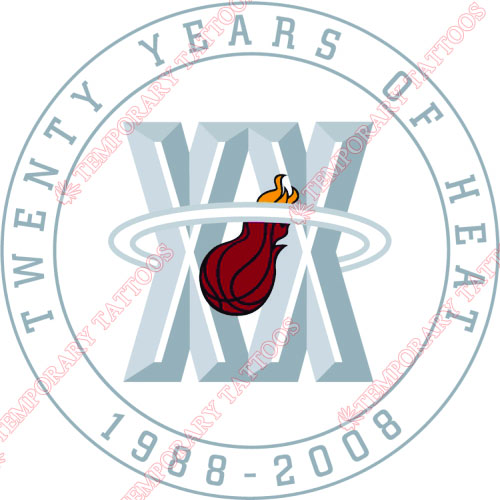 Miami Heat Customize Temporary Tattoos Stickers NO.1069